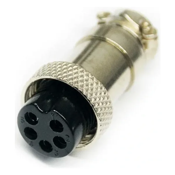 IC-261M 16mm Mayk Dişi Şase 5P Konnektör