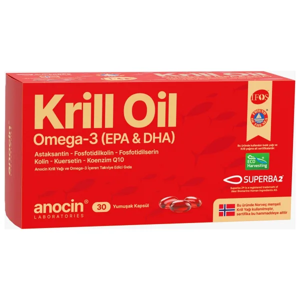 Krill Oil (Norveç Menşeli Superba2 ) + Omega-3 (Epa-Dha) Complex