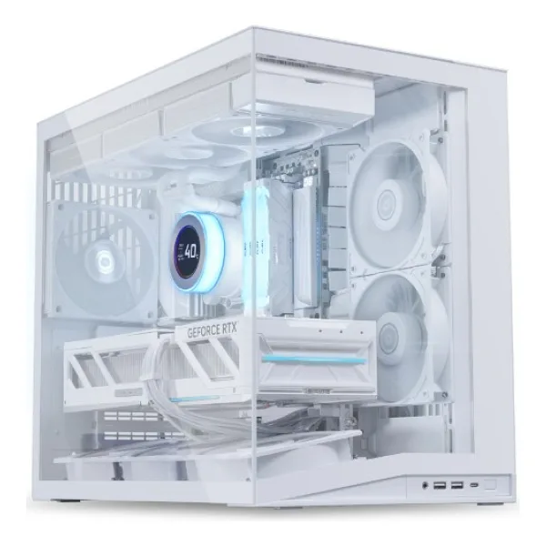 Lian Li O11 Dynamic Mini V2 Flow Fanlı Beyaz ATX Oyuncu Kasası