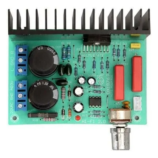 LM1876 AC 15-20V 2x30W Stereo Amfi Modülü