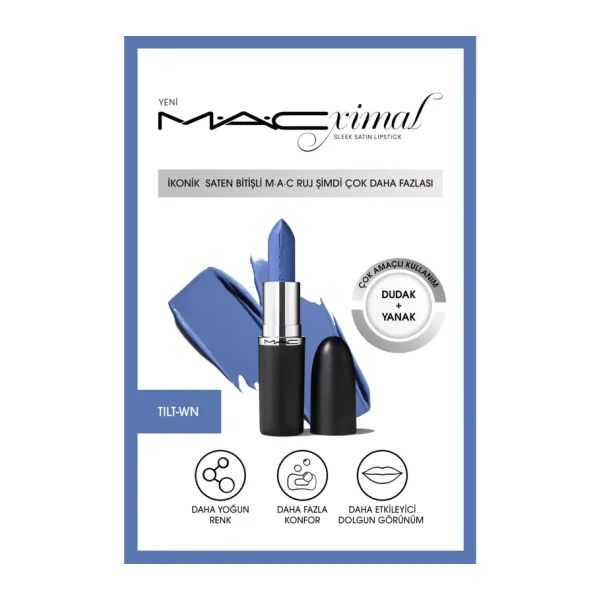 M.A.C Macximal Sleek Satin Tilted Denim Ruj