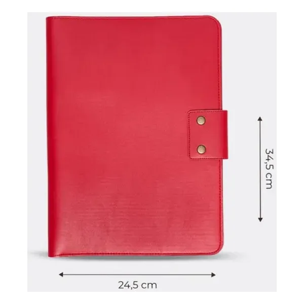 Macbook Air Pro 13-14 Inç Organizer Evrak & Laptop & Tablet Çantası Kırmızı