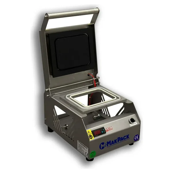 Makropack 1 Bölmeli Tabak Kapatma Makinesi Paslanmaz