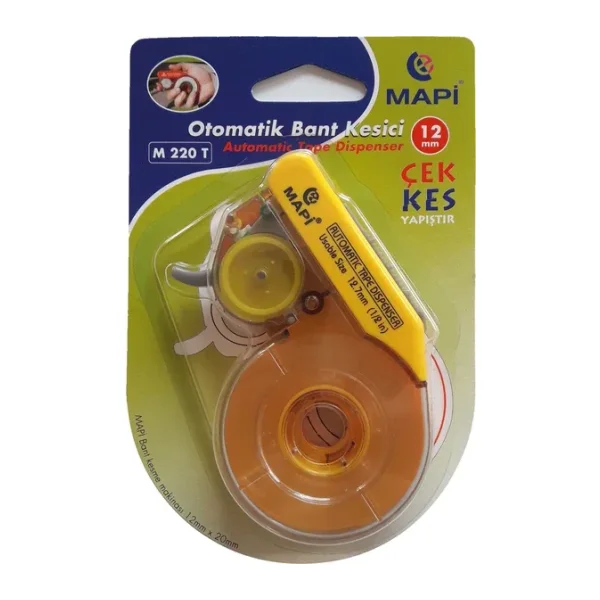 Mapi Otomatik Bant Kesme Makinesi 12mm Sarı