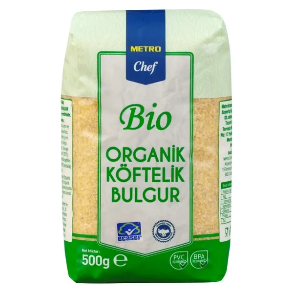 Metro Chef Bio Organik 500 gr Köftelik Bulgur