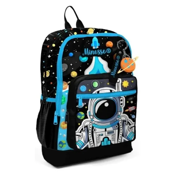 Minosso Astronot Erkek Çocuk Ilkokul Sırt Çantası 1005