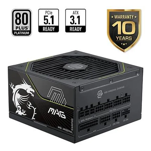 MSI MAG A1200PLS PCIE5 1200 W Power Supply