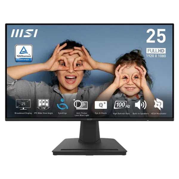 MSI PRO MP252 24.5" 1 ms Full HD IPS 100 Hz Monitör