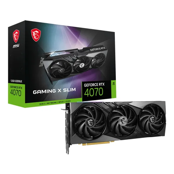 MSI RTX 4070 Gaming X Slim 12G 192 Bit GDDR6X 12 GB Ekran Kartı