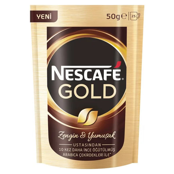 Nescafe Gold Granül Kahve 50 gr Eko Paket