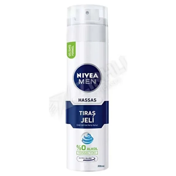 NIVEA MEN Hassas Tıraş Jeli 200ml X 5 ADET