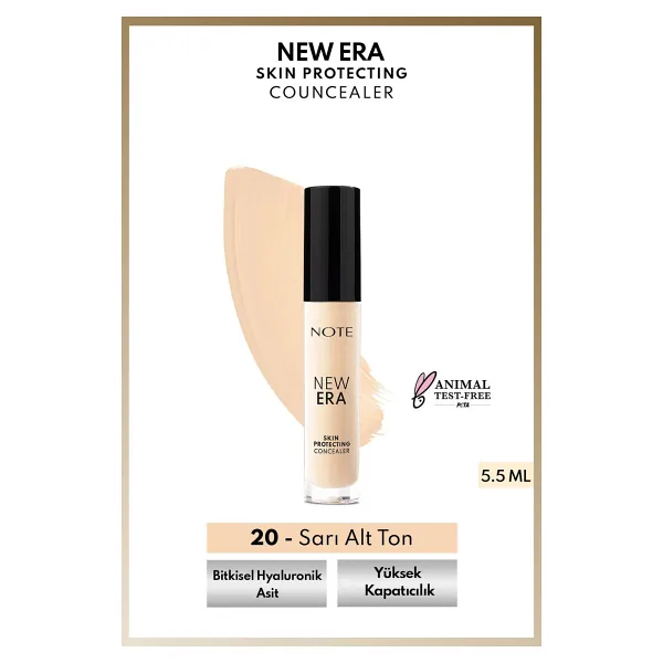 Note New Era Skin Protecting 20 Light Beige 5.5 ml Likit Kapatıcı