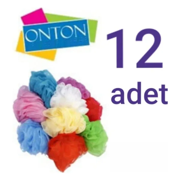 Onton Banyo Duş Lifi 35 G 12'li Çok Renkli