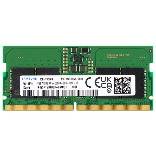 SAMSUNG 8GB 5600MHz DDR5 NOTEBOOK RAM BULK M425R1GB4BB0