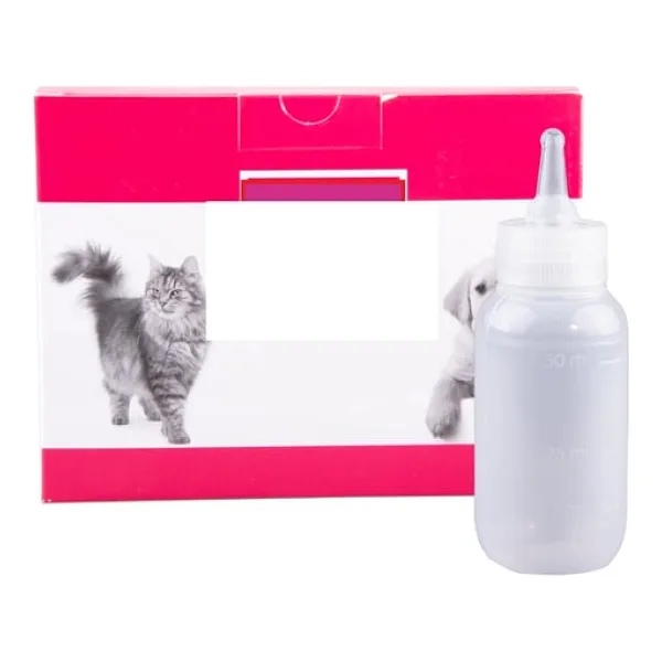 Şeffaf Pet Biberon 50 ml Yavru Kedi ve Köpekler İçin Biberon