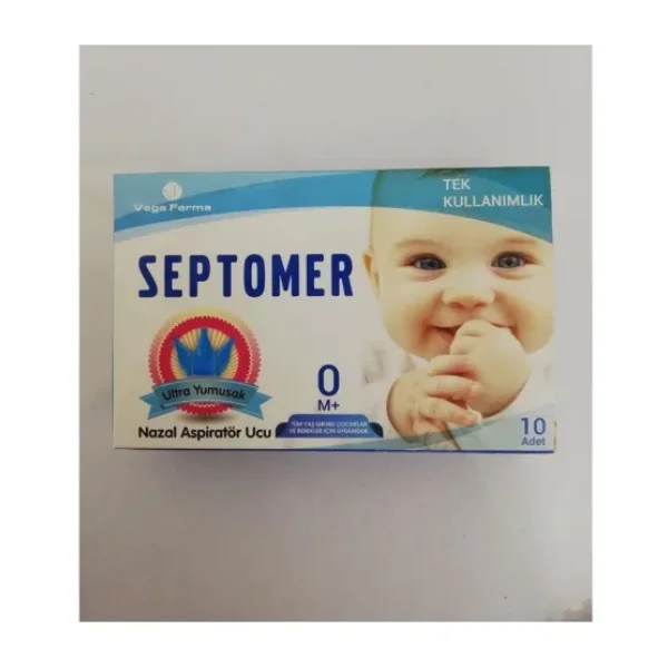 Septomer 10'lu Nazal Aspiratör Ucu