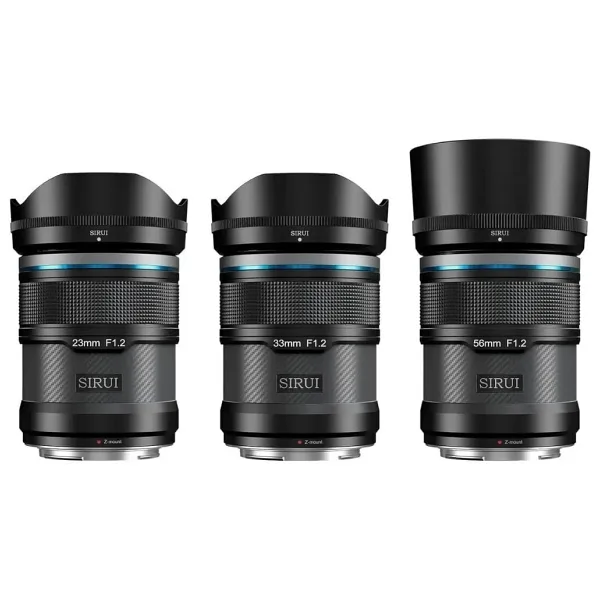 Sirui Sniper APS-C f/1.2 Sony 3'lü Lens Seti