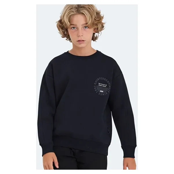 Slazenger Lone Lacivert Çocuk Sweatshirt
