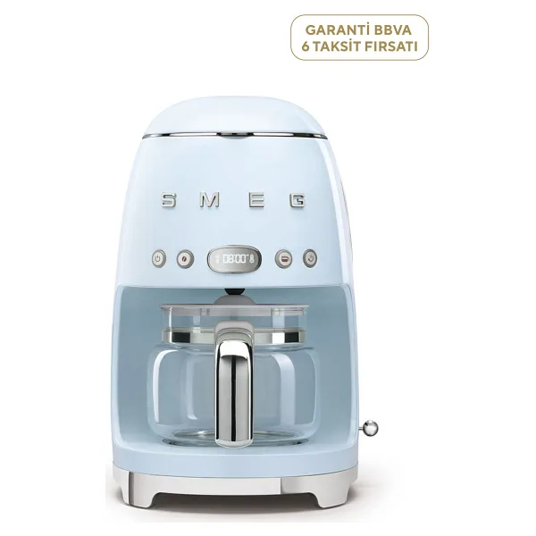 Smeg DCF02PBEU Retro Mavi Filtre Kahve Makinesi