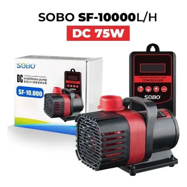 Sobo Debi Kontrollü DC Pompa 75W 10000 LtH 6 M