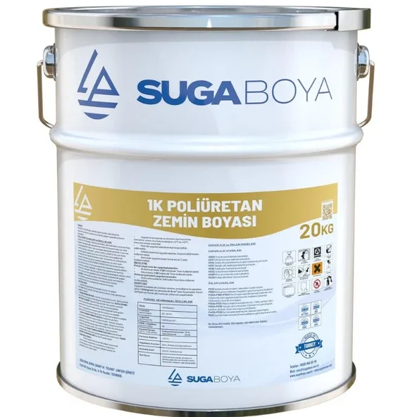 Suga 1K Poliüretan Zemin Boyası 20 Kg