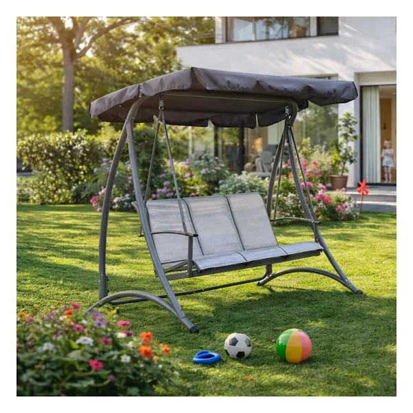 Sunfun 3 Kişilik Metal Salıncak