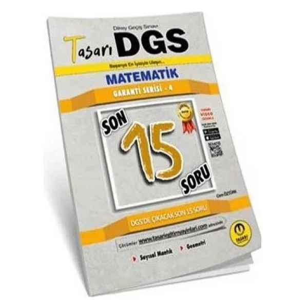 Tasarı 2021 Dgs Matematik Son 15 Garanti Serisi 4