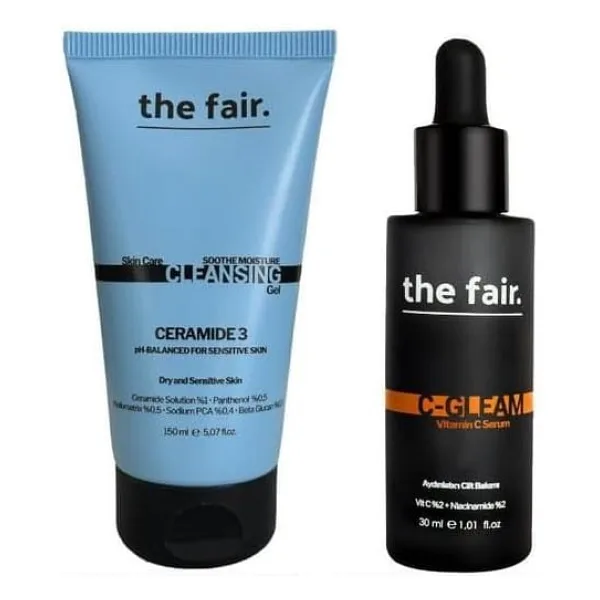 the fair. Hassas ve Kuru Cilt Temizleme Jeli 150 ml ve C Vitamini Serum Seti 30 ml