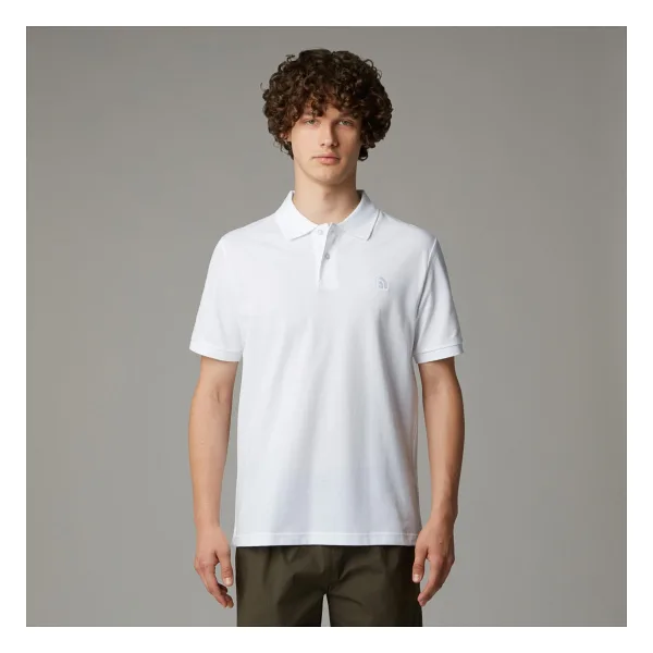The North Face Essential Regular NF0A8C1PFN41 Beyaz Kısa Kollu Polo Yaka Erkek Tişört