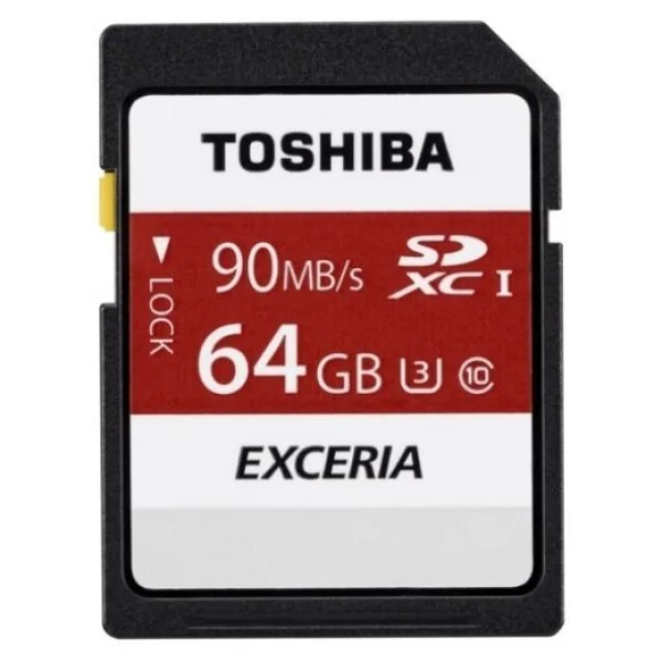 Toshiba Exceria 64GB SDHC UHS-1 C10 U3 90MB/sn (THN-N302R0640E4) Micro SD Kart
