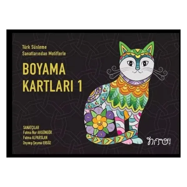 Türk Süsleme Sanatlarından Motiflerle Boyama Kartları 1 - Kolektif