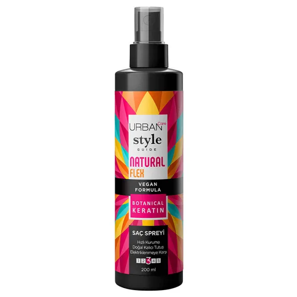 Urban Care Style Guide Natural Flex Gazsız 200 ml Saç Spreyi