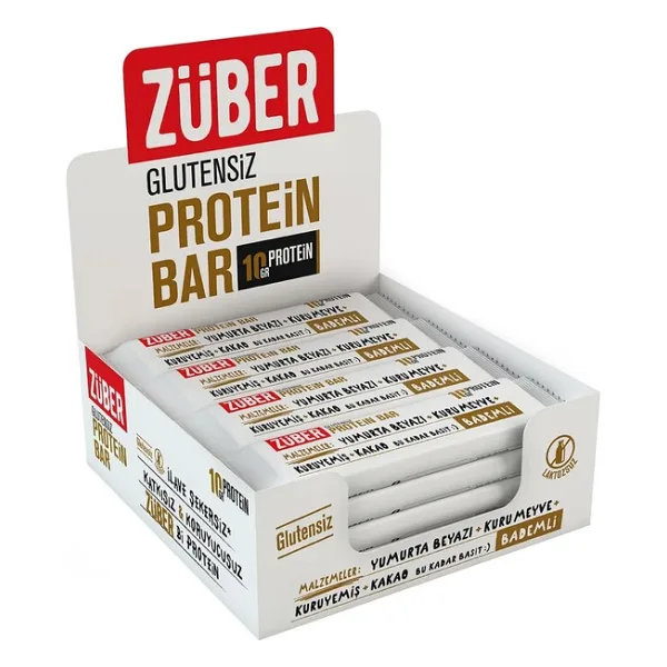 Züber Bademli Protein Bar 40gr X 12 Adet - 35 gr
