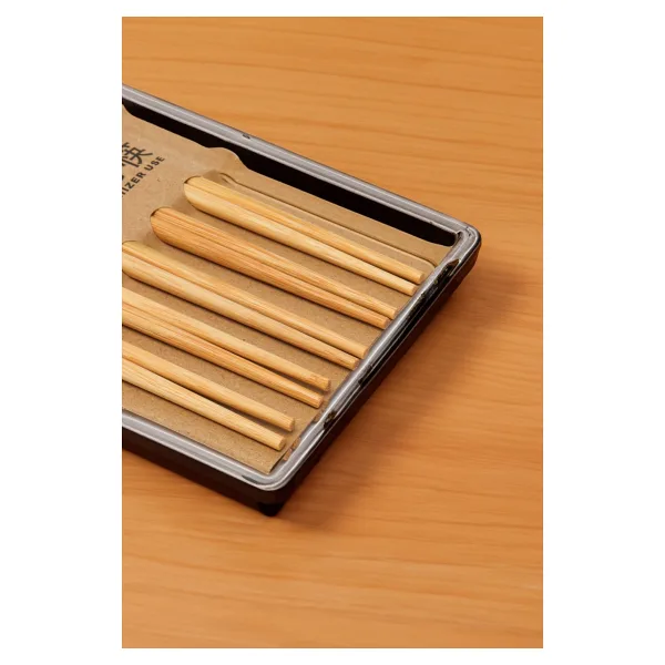 Ahşap Bambu Organik 10 Adet Chopstick Noodle Sushi Yeme Çubukları