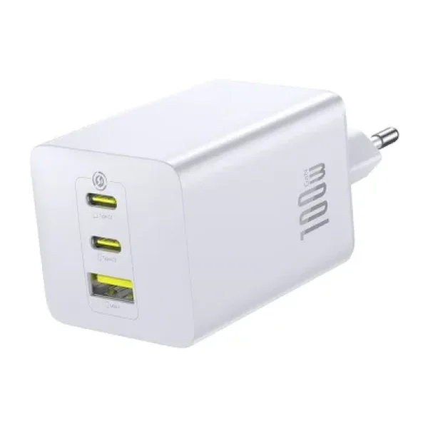 Baseus Enerfill FE11 100 W Beyaz Hızlı Şarj Adaptörü