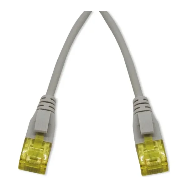 Beek CAT.6A İnce Tip Patch Kablo, U/UTP, 10 metre, AWG 28, Gri Renk, LSZH CAT.6A Slim