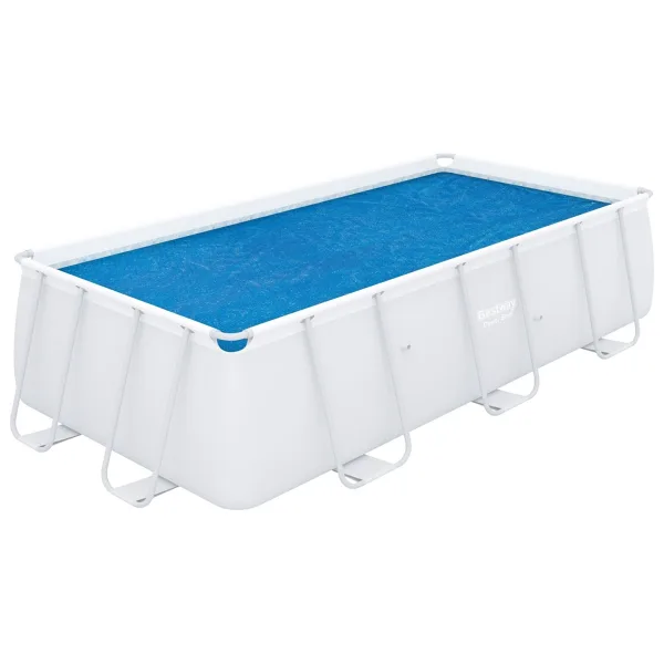 Bestway 58240 Güneş Isıtmalı Dikdörtgen Havuz Örtüsü - 4,04 M X 4,12 M Yerüstü Havuzlar İçin