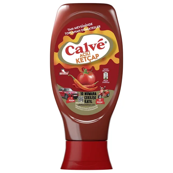 Calve Acılı Ketçap 400 Gr