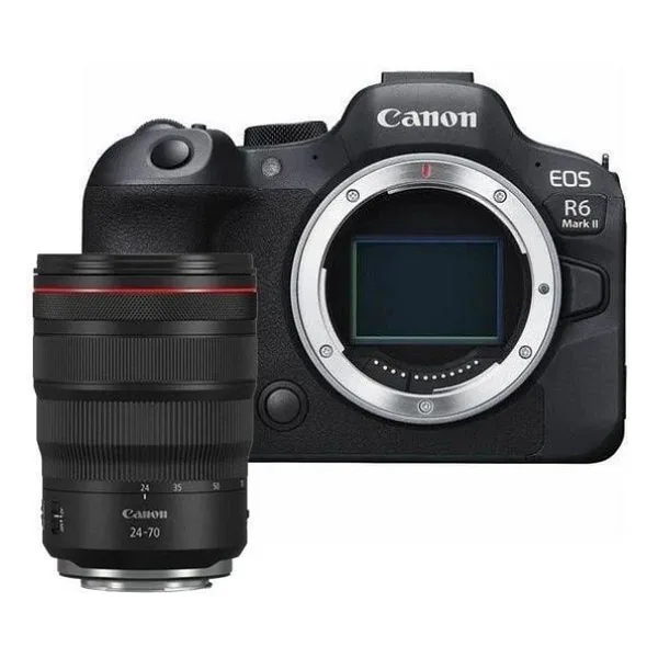 Canon EOS R6 Mark II + 24-70mm Lens Aynasız Fotoğraf Makinesi