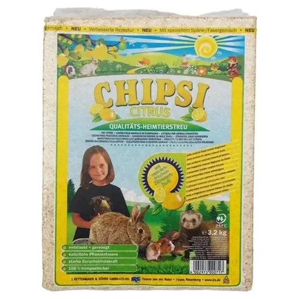 Chipsi Limon Aromalı Kemirgen Talaşı 3,2 kg