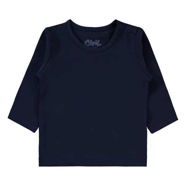 Civil Baby Kız Bebek Sweatshirt 6-18 Ay Lacivert - 18 - 24 Ay