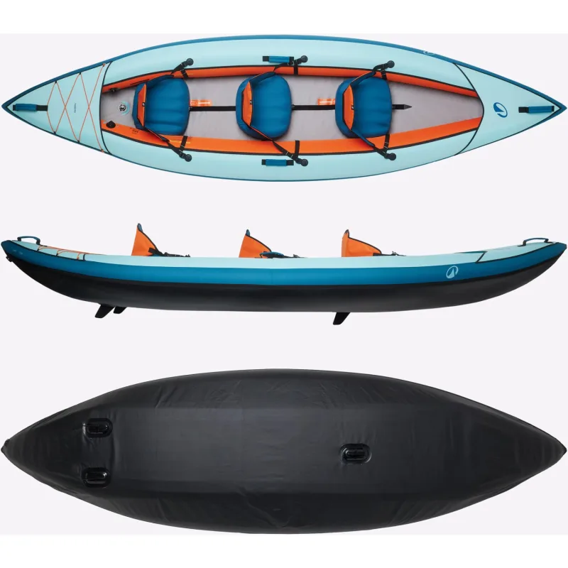 Decathlon 100 Essential 2/3 Kişilik Şişme Kano Seti