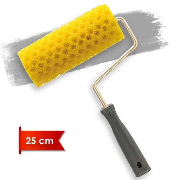 Dekor 1129 Kristalli Delikli Sünger 25 cm Dekoratif Boya Rulosu