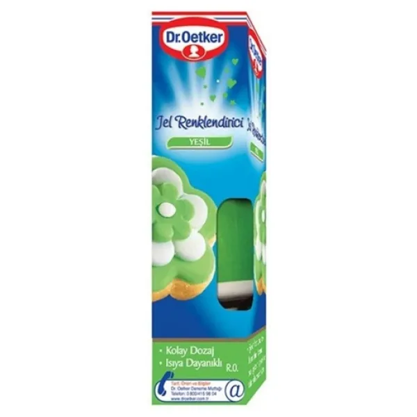 Dr. Oetker Yeşil 10 gr Jel Renklendirici