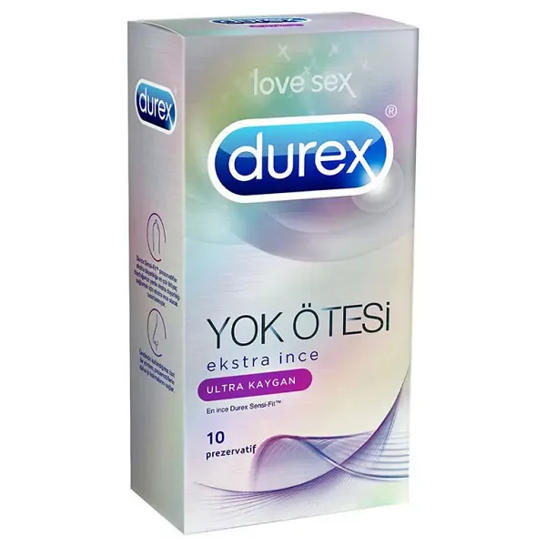 Durex Yok Ötesi Ultra Kaygan 10'lu Prezervatif