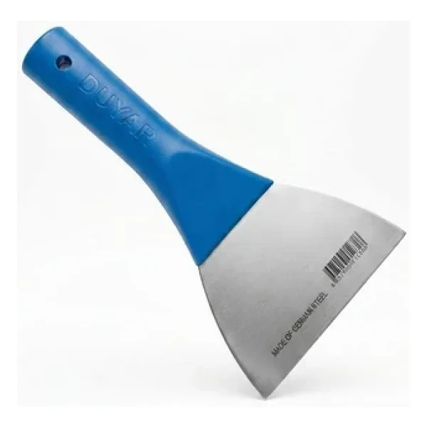 Duyar Açık Saplı Spatula, Paslanmaz Alman Çeliği Macun ve Alçı Spatulası, Profesyonel Duvar Kazıma Raspası, Boyacı ve İnşaat El Aleti, Yüzey Temizleme ve Tamirat Malzemesi (No : 14)