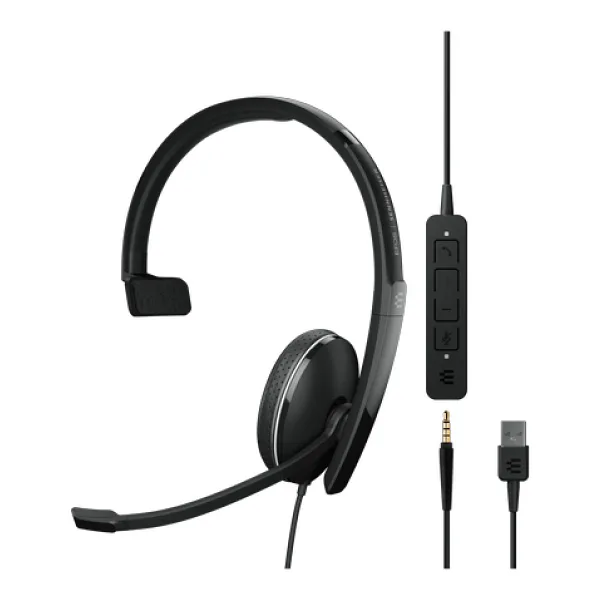 EPOS ADAPT 135 II, Tek Taraflı, USB ve 3,5 mm Jak Girişli Kulaklık