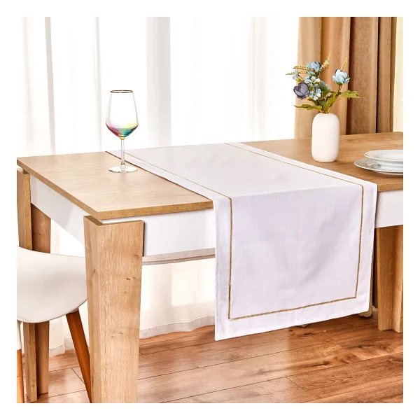 Evidea Soft Stripe Runner - Ekru - 45x150 cm