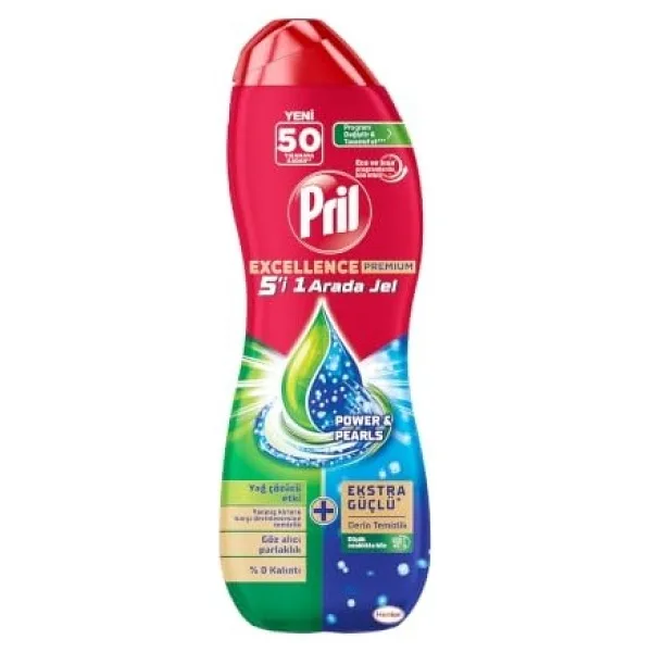 Excellence Duo Jel Bulaşık Makinesi Deterjanı 900ML 50 Yıkama Yağ Çözücü