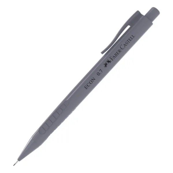 Faber-Castell Econ Genz Versatil Uçlu Kalem 0.7 Gri Ergonomik Tasarımlı Hafif Gövde ile Kullanım Kolaylığı